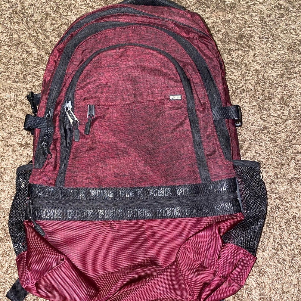 Pink backpack
